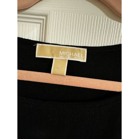 Michael Kors Black Knitted Sweater Size 1X - Picture 4 of 6